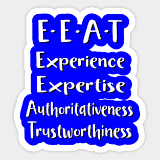 E-E-A-T SEO Acronym Sticker